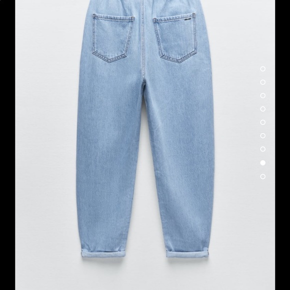 Zara Jeans Zara Baggy Paperbag Jeans Poshmark
